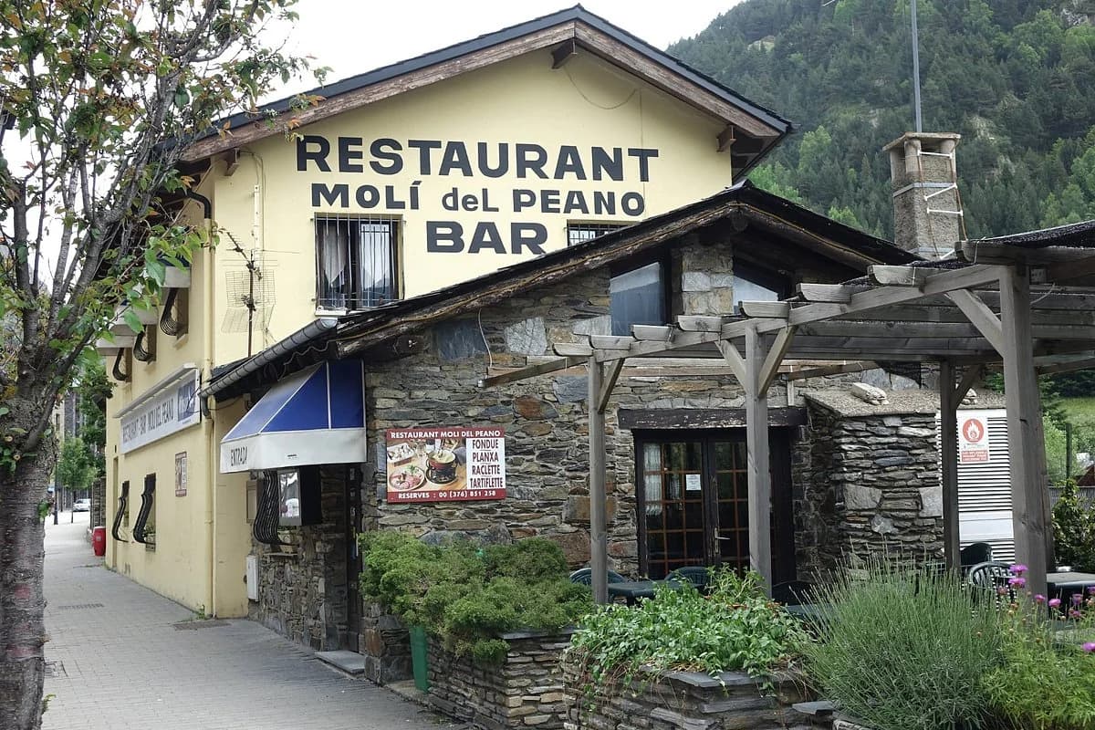 Molí del Peano restaurante fondue raclette Canillo