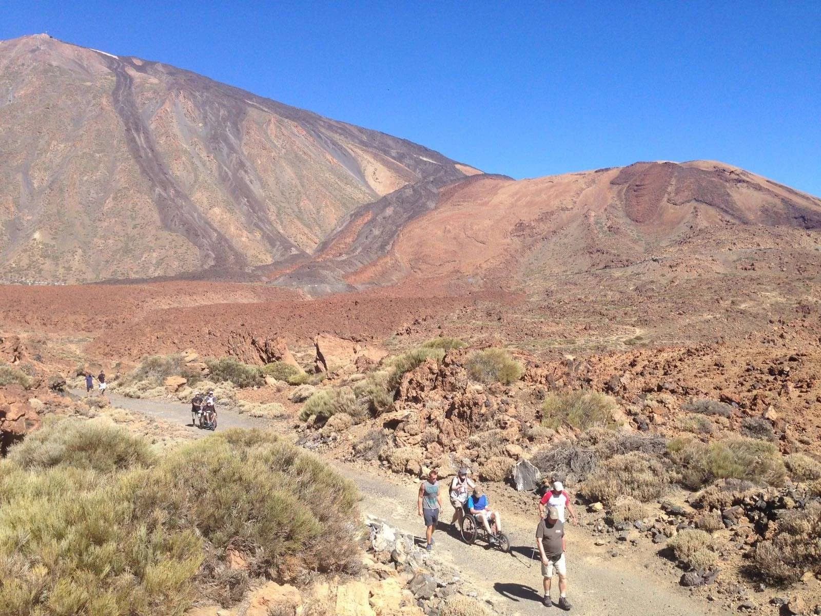 Montaña Blanca La Rambleta sendero Teide Tenerife