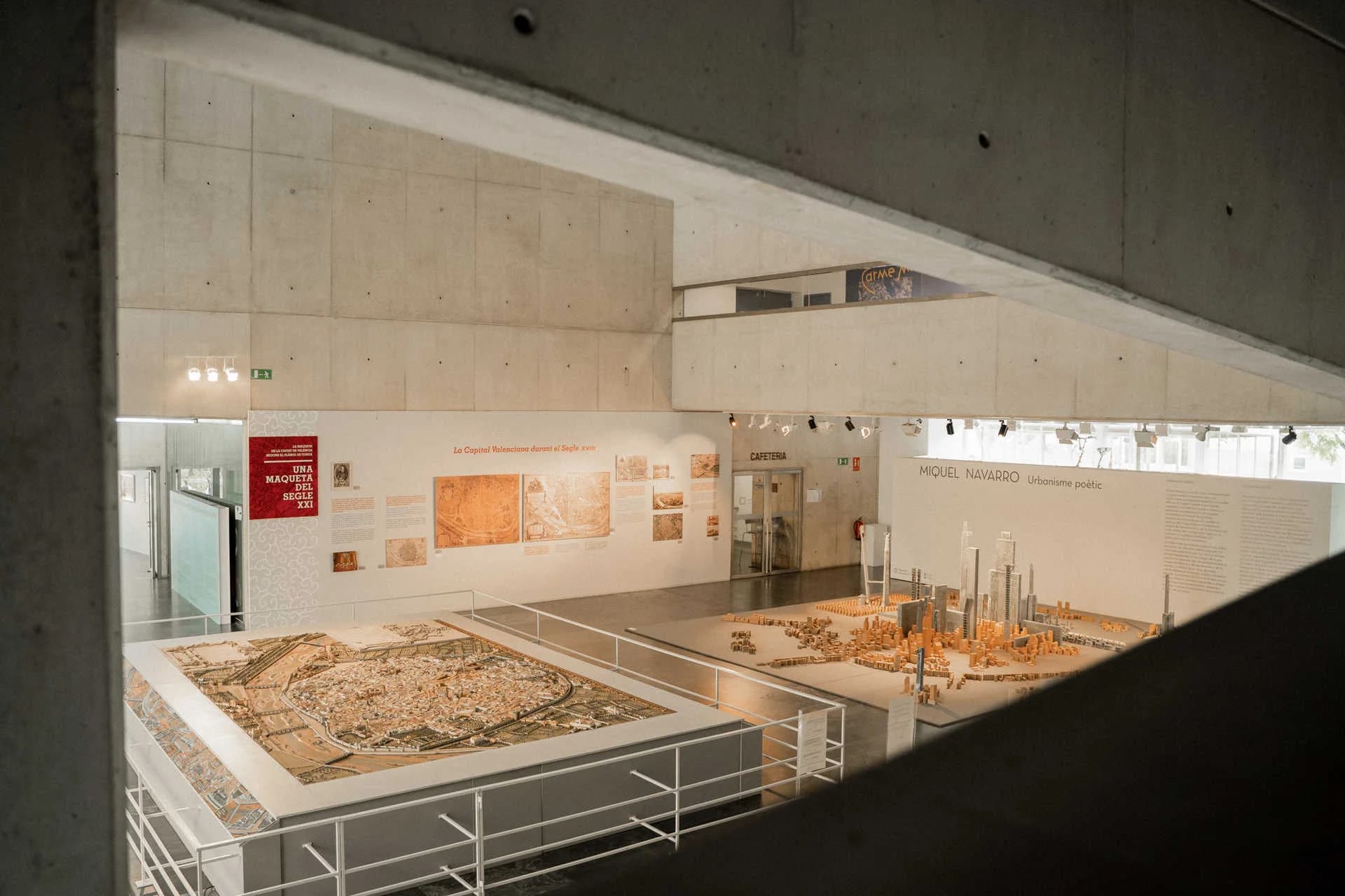 Interior del MuVIM en Valencia