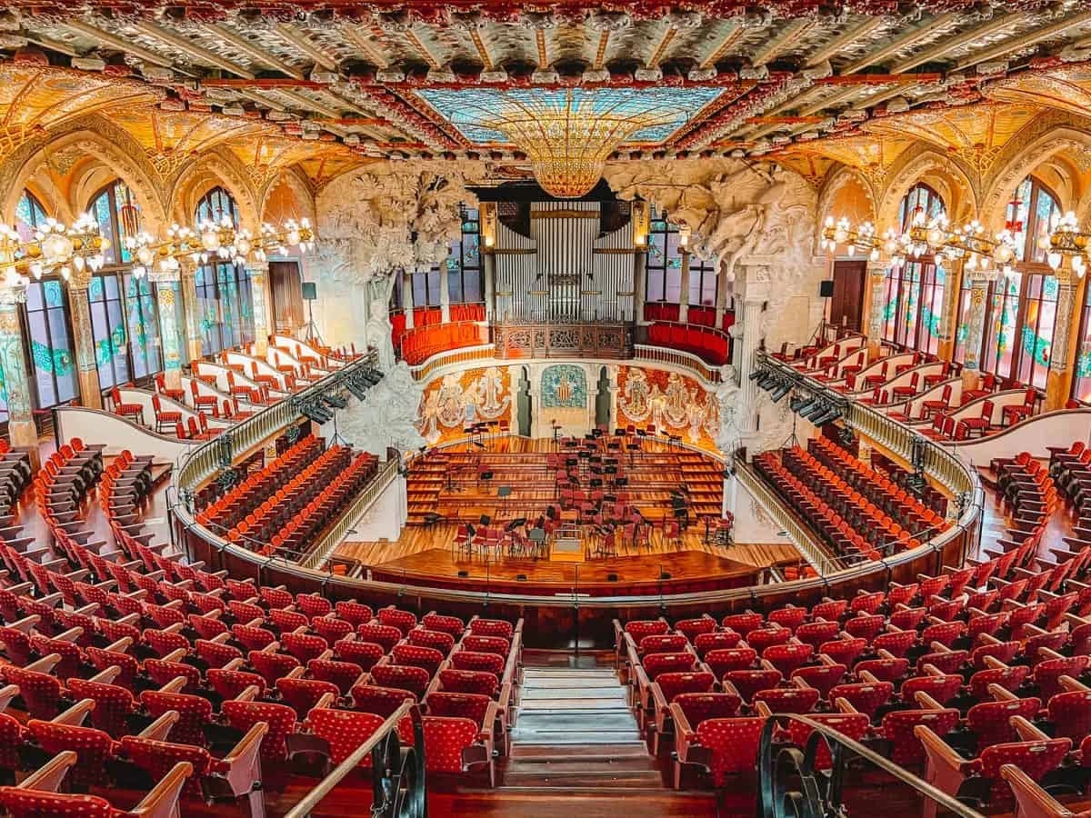 Palau de la Música Catalana: un concierto dentro de una obra maestra Barcelona