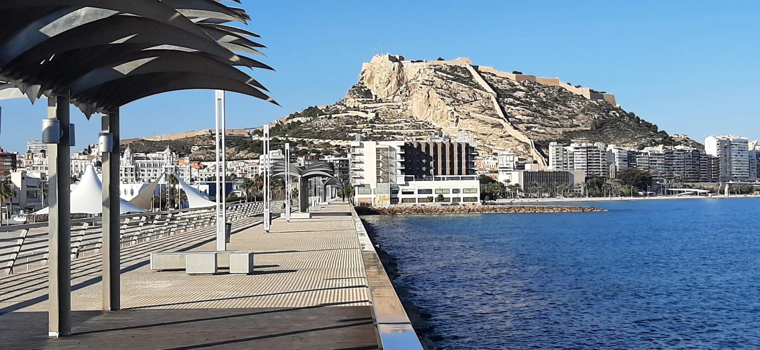 Paseo Volado puerto marítimo Alicante