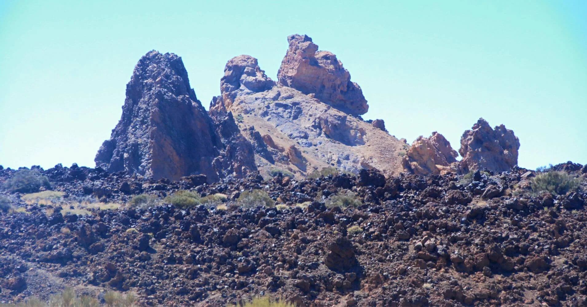 Roques de García sendero Parque Nacional Teide Tenerife