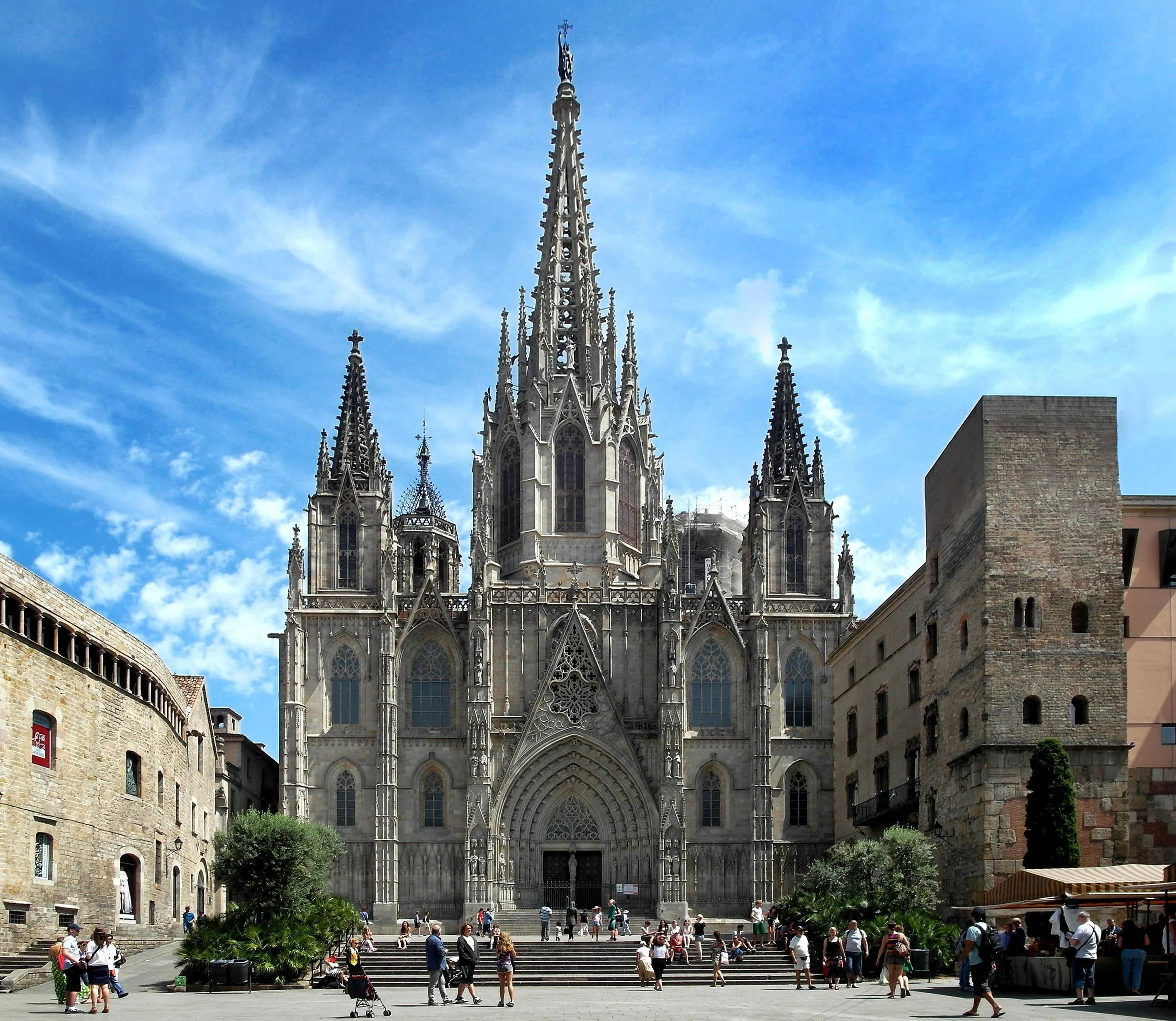 Catedral de Barcelona en el Barri Gòtic