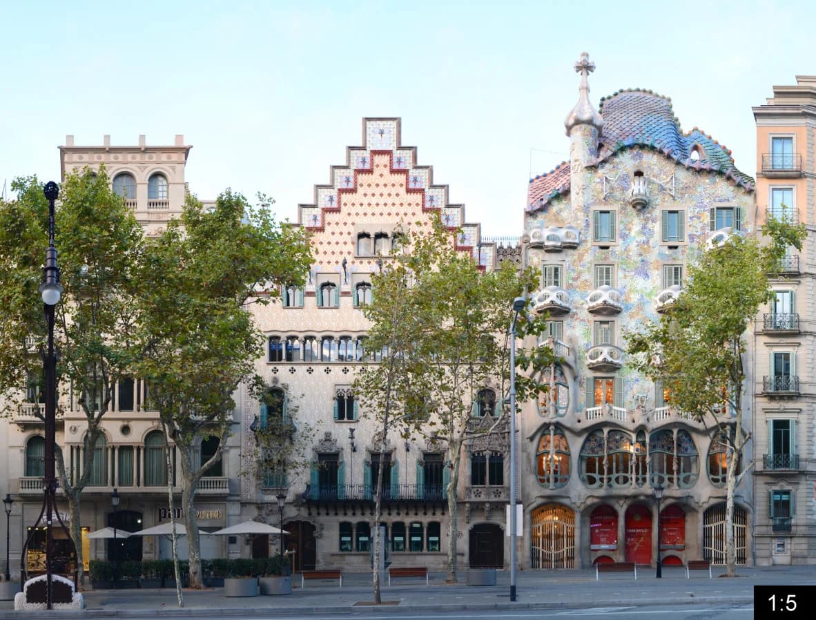 Casa Batlló en Passeig de Gràcia