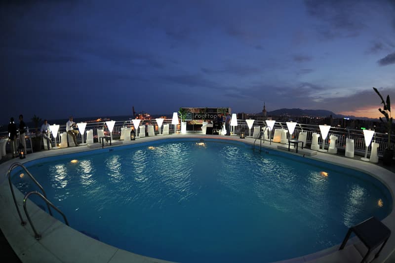 Terraza del Hotel AC Málaga Palacio (Málaga)