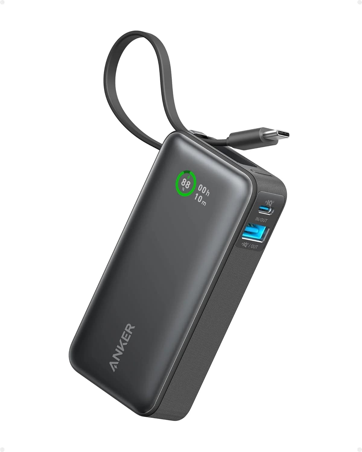 Anker Nano Power Bank A1259 — 10.000 mAh Cable USB-C Integrado