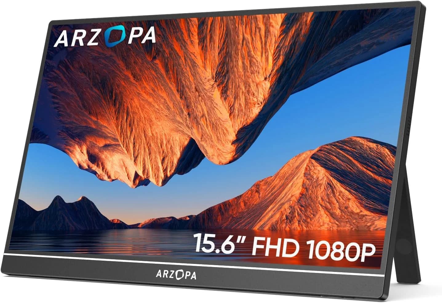 ARZOPA A1 15.6" FHD IPS con Soporte — Segunda Pantalla Ultradelgada