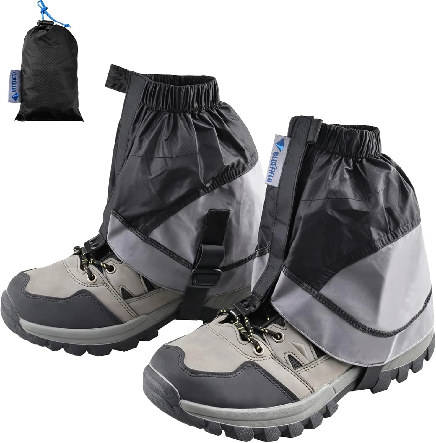 Azarxis Polainas de Senderismo Impermeable Gaiters Polainas a Prueba de Nieve Protección para Caza Esquí Senderismo Escalada Hombres Mujeres