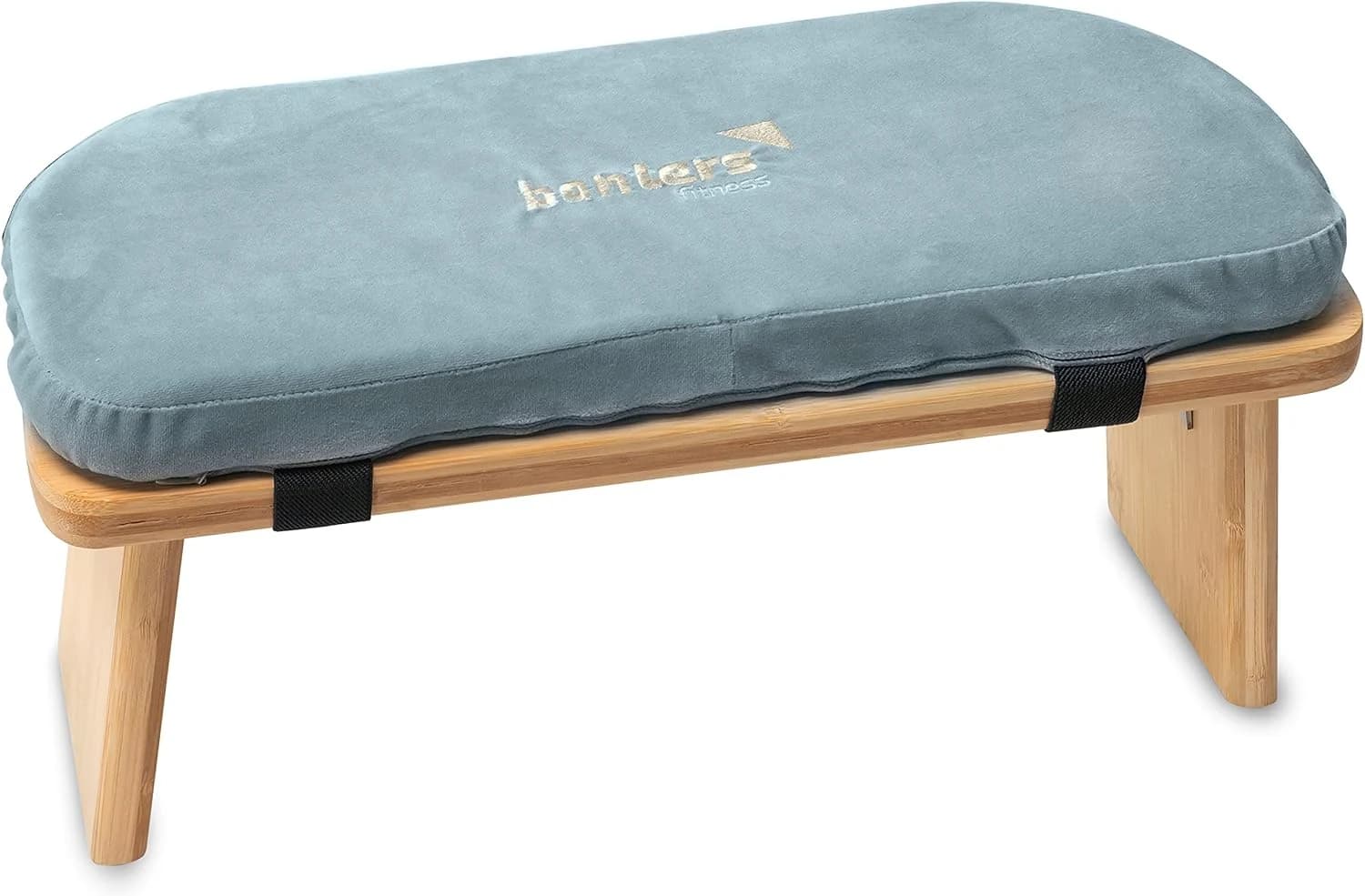 banters Banco de meditación - Hecho de bambú sólido - Taburete de meditación Plegable con cojín