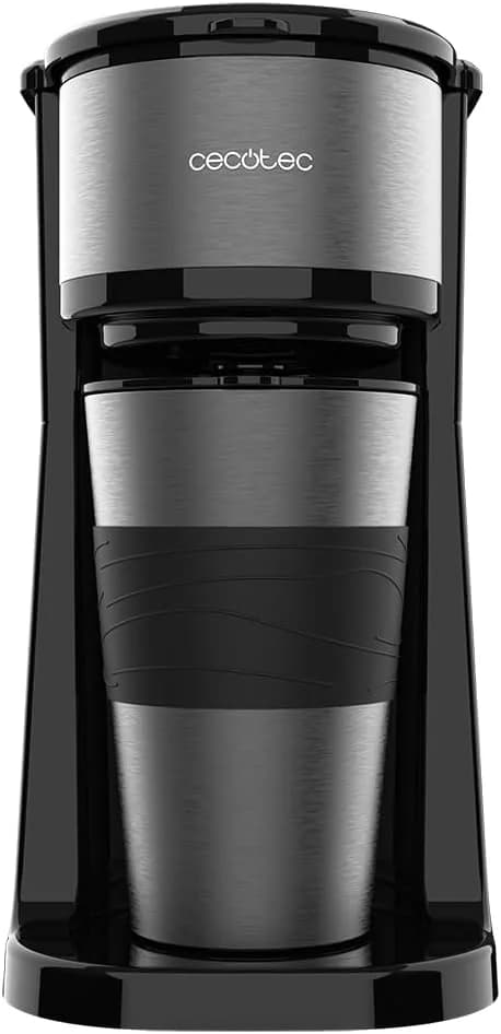 Cecotec Coffee 66 Drop&Go — Cafetera con Termo Portátil Incluido
