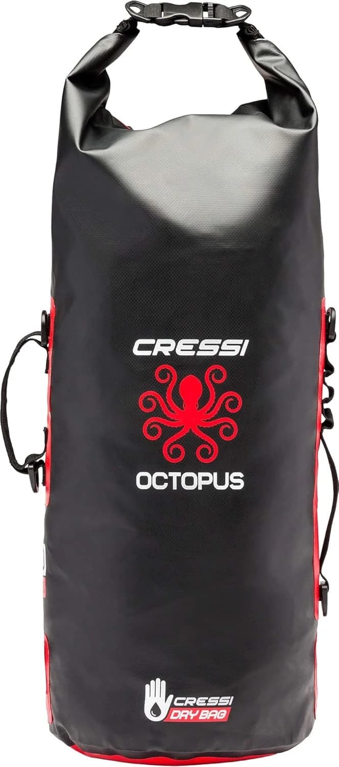 Cressi Octopus Mochila Impermeable 30L — Rolltop Bolsa Estanca PVC