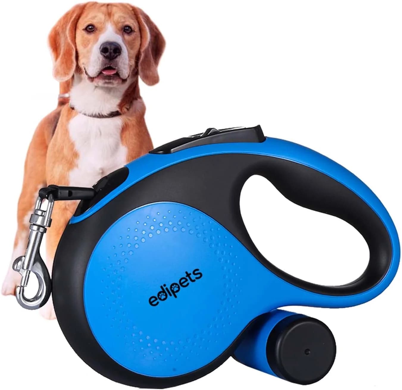 Edipets Correa Extensible con Dispensador — Para Perros Pequeños y Medianos
