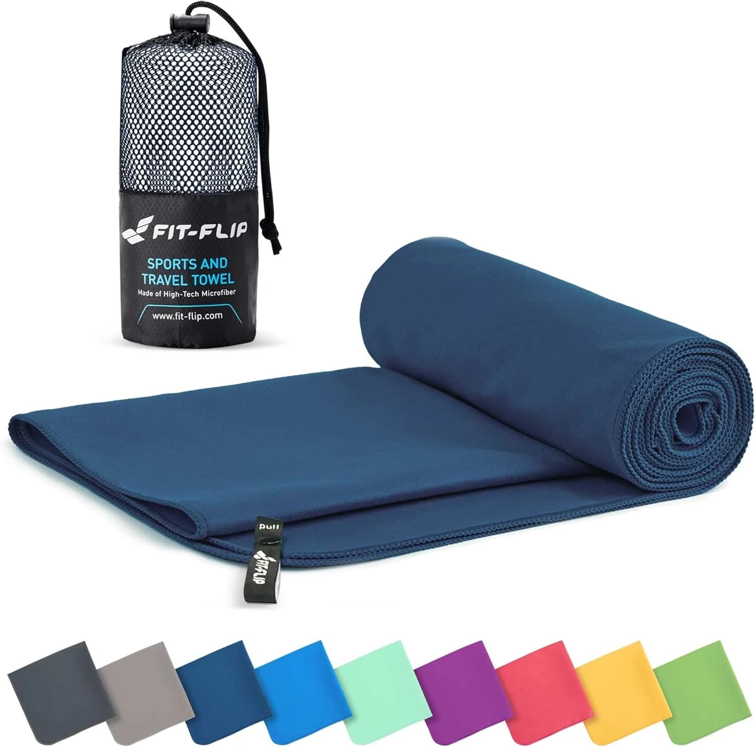 Fit-Flip Toalla de Enfriamiento Airflip — Microfibra para Deporte