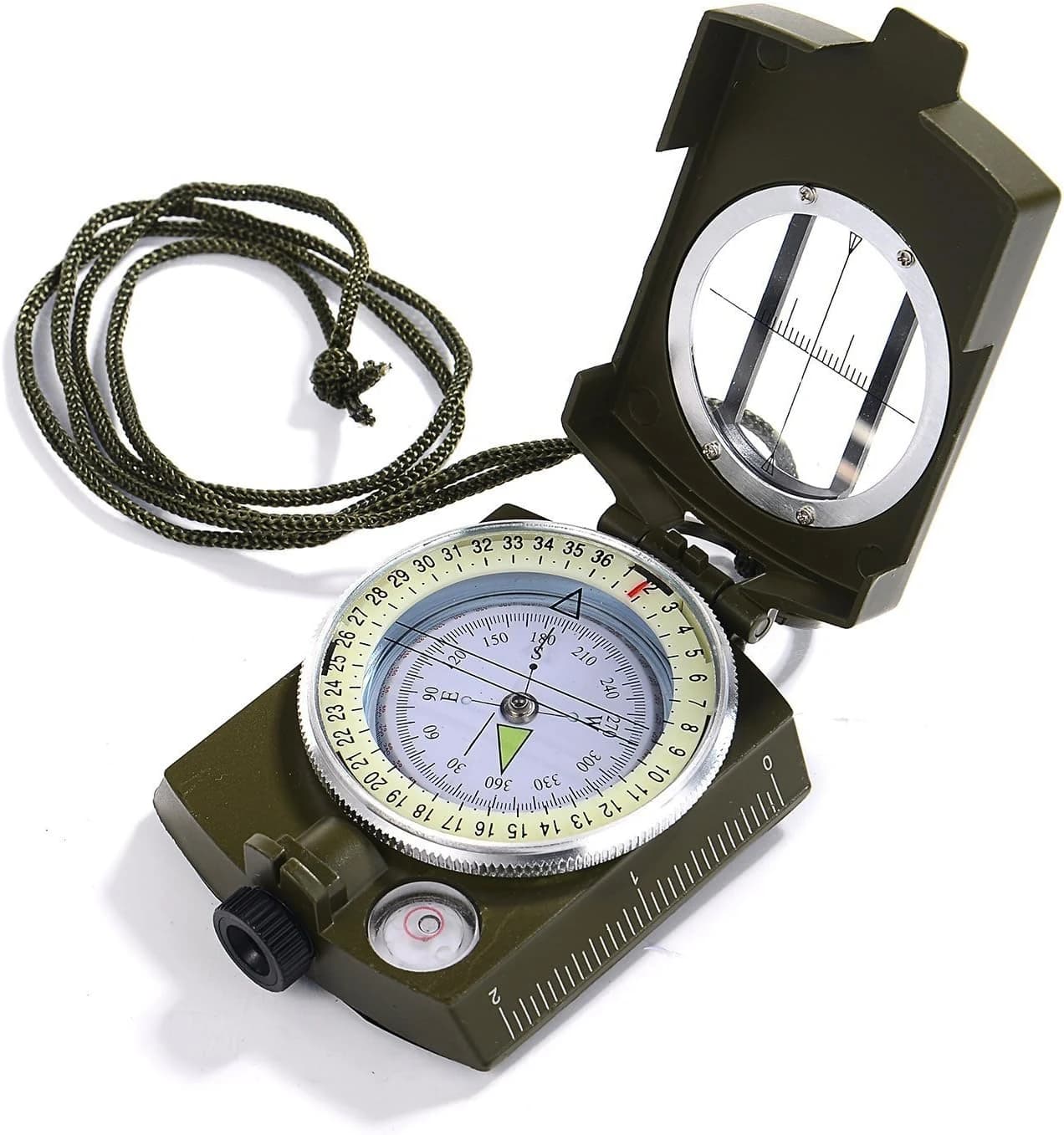 GWHOLE Brújula Militar de Orientación Impermeable para Senderismo