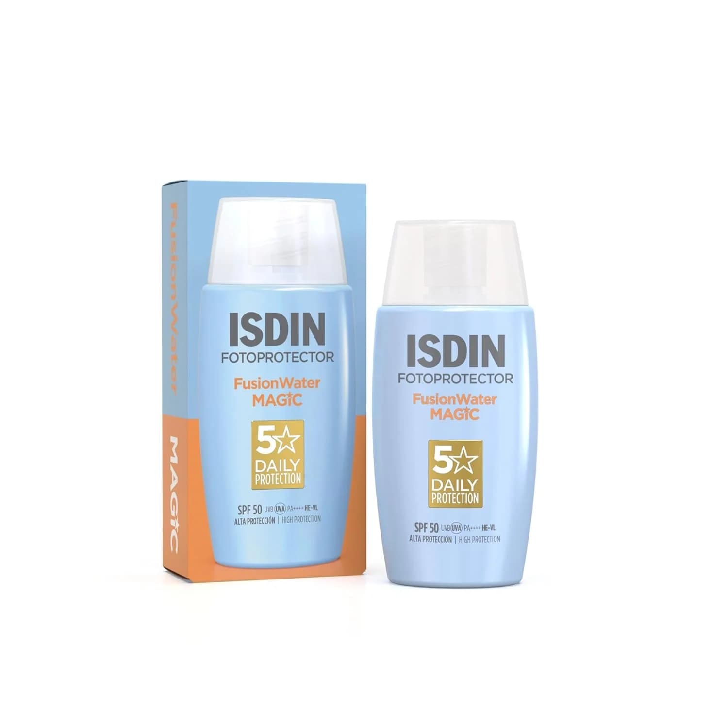 ISDIN Fusion Water Magic SPF 50 — Protector Solar Facial