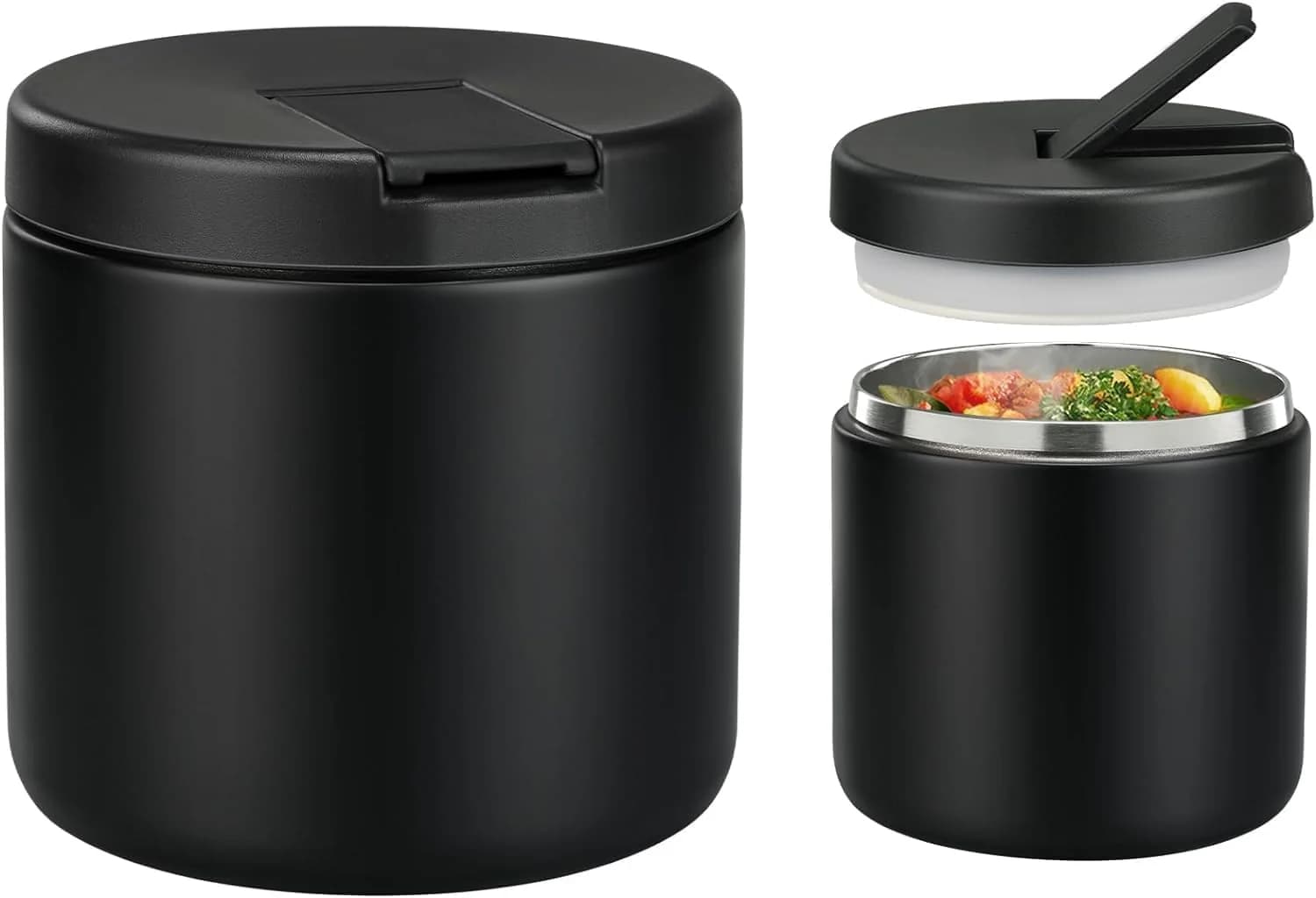 Itslife Termo para Comida 560ml — Taza Aislada de Acero Inoxidable