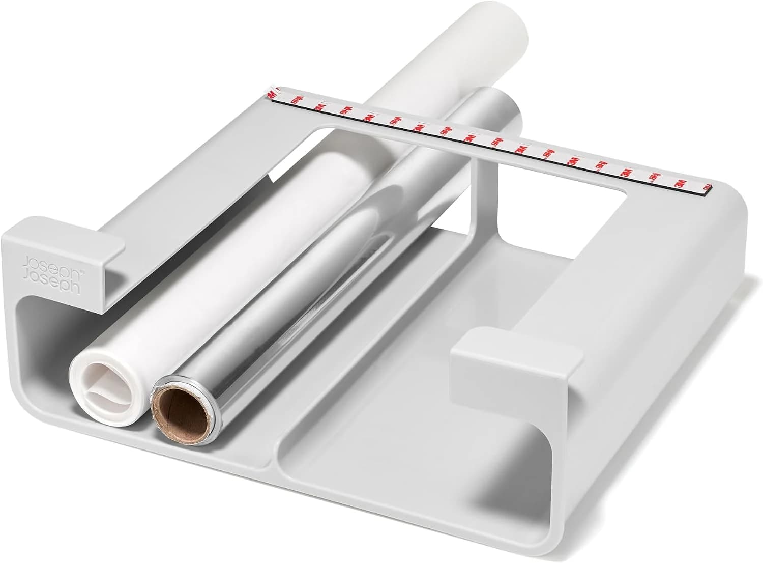 Joseph Joseph CupboardStore Organizador Bajo Estante Cocina para Papel de Aluminio, Papel Film, y Bolsas, Ahorra Espacio, Plástico Reciclado