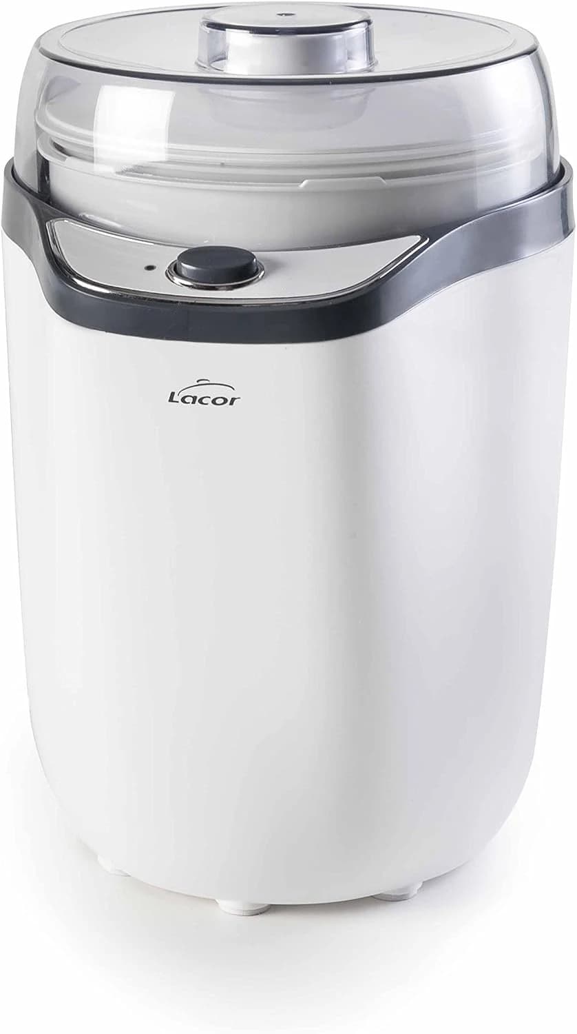 Lacor 69246 - Yogurtera White - 20W, 18x16x24 cm, Supersilenciosa