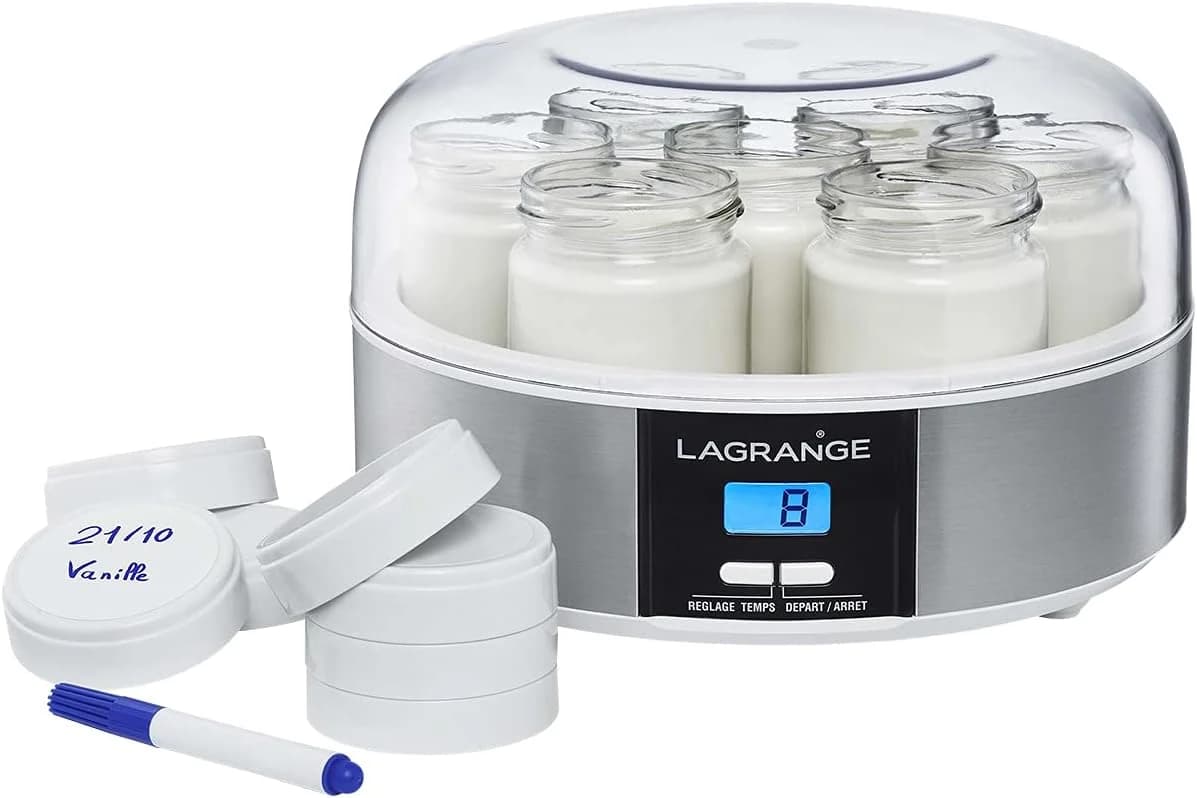 Lagrange 439101 - Yogurtera, 7 envases Fabricante de Yogur marrón
