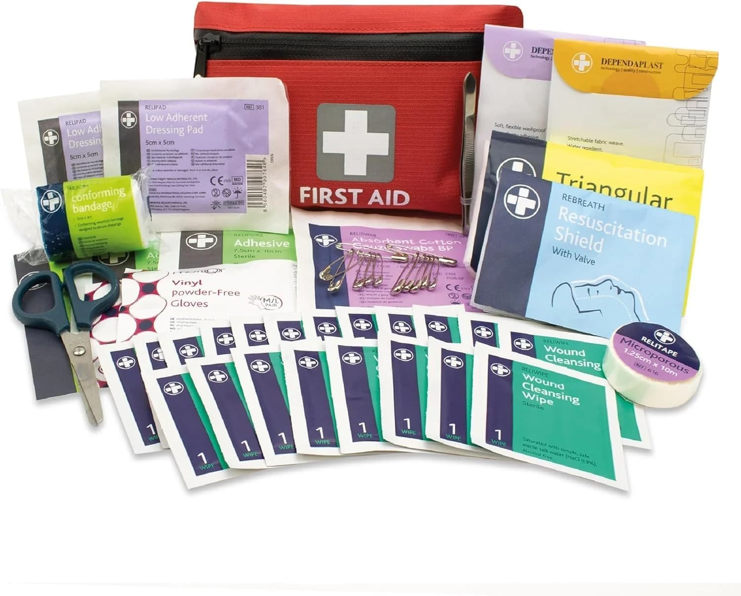 LEWIS-PLAST Kit de Primeros Auxilios 92 Piezas