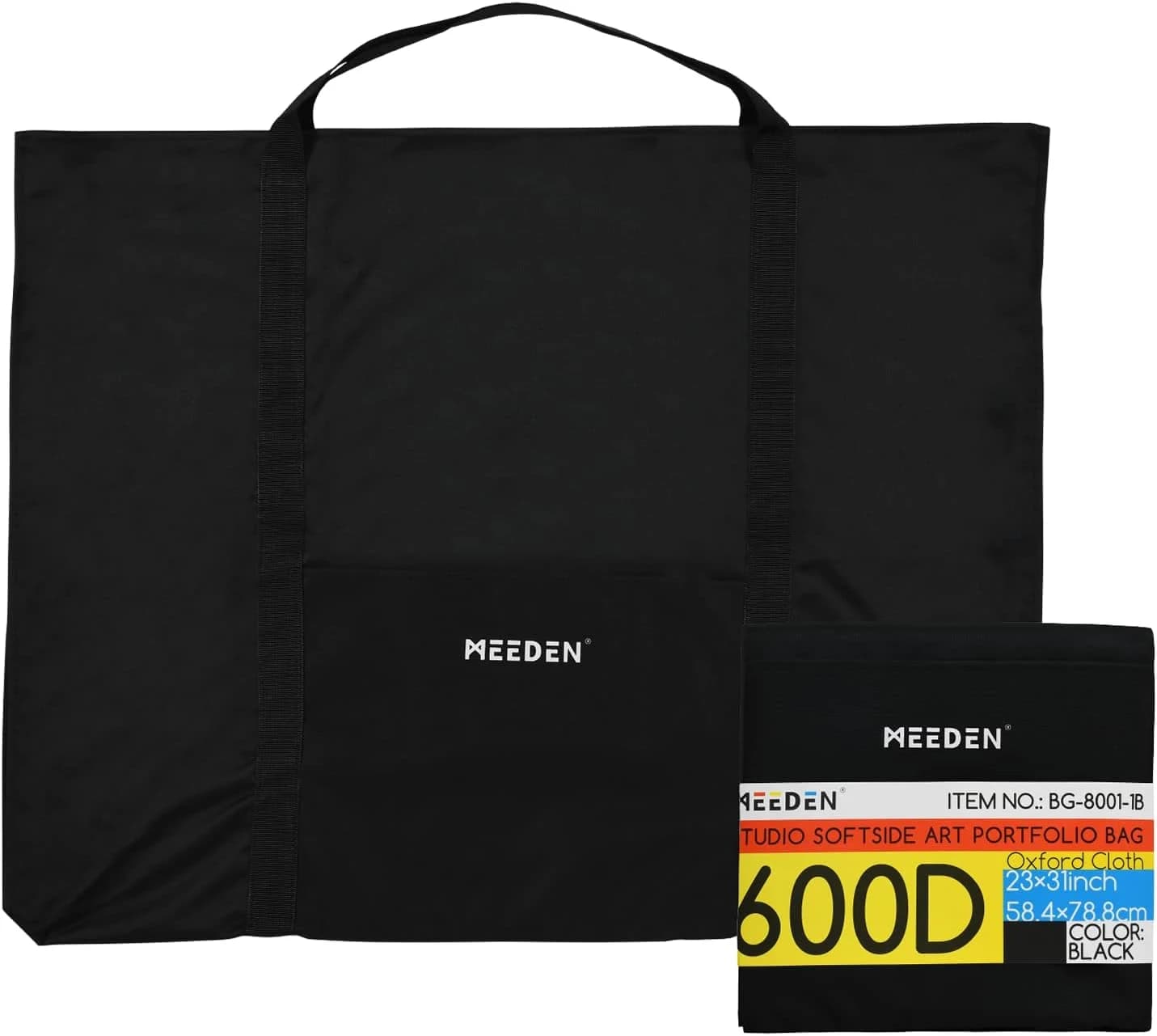MEEDEN Bolsa de Arte para Tablero de Dibujo, Bolsa Portátil con Bolsillo Extra, Impermeable, para Dibujar y Pintar al Aire Libre (58 X 79 cm)