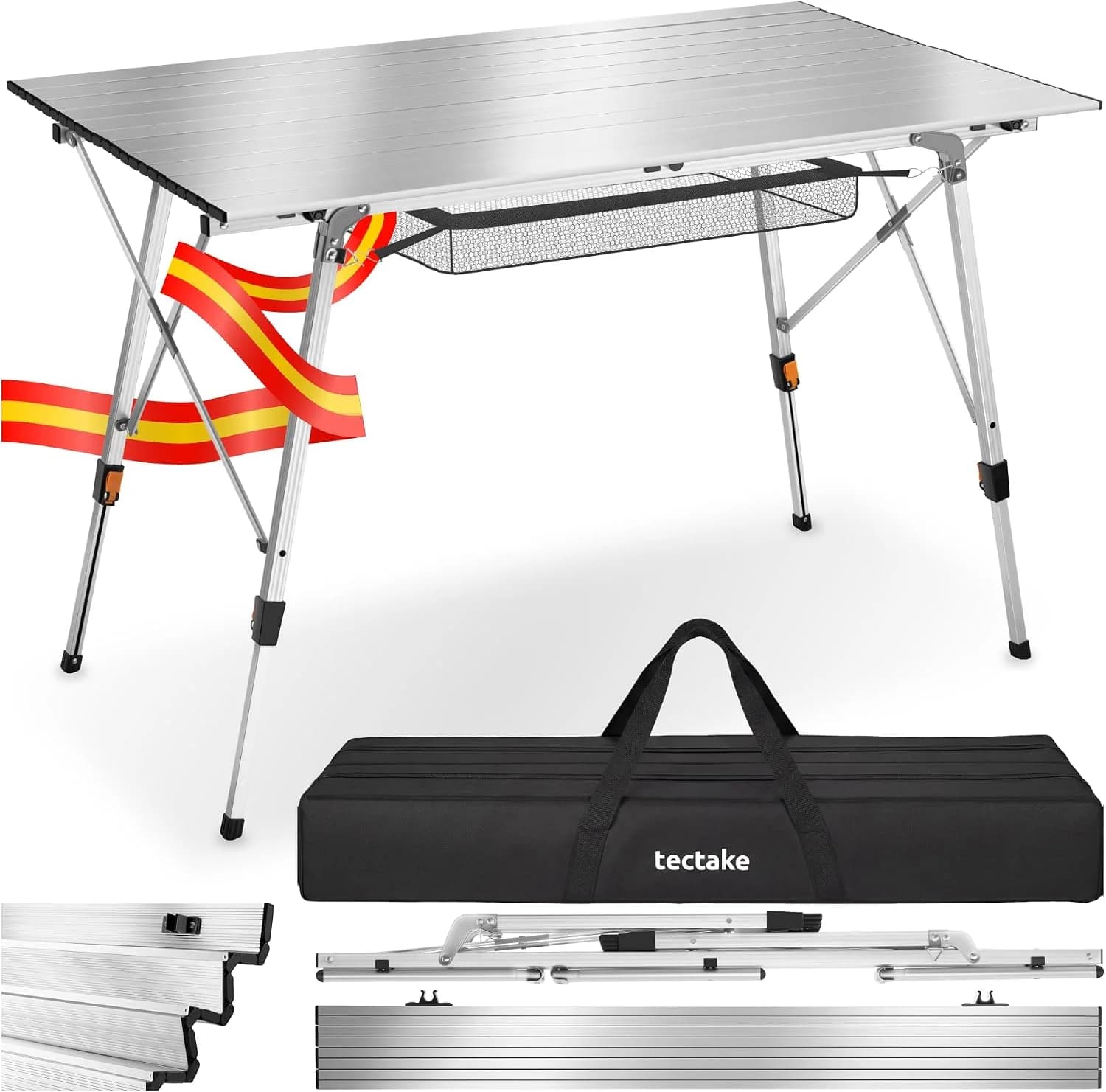 Mesa Plegable de Aluminio para Terraza — Ligera y Resistente