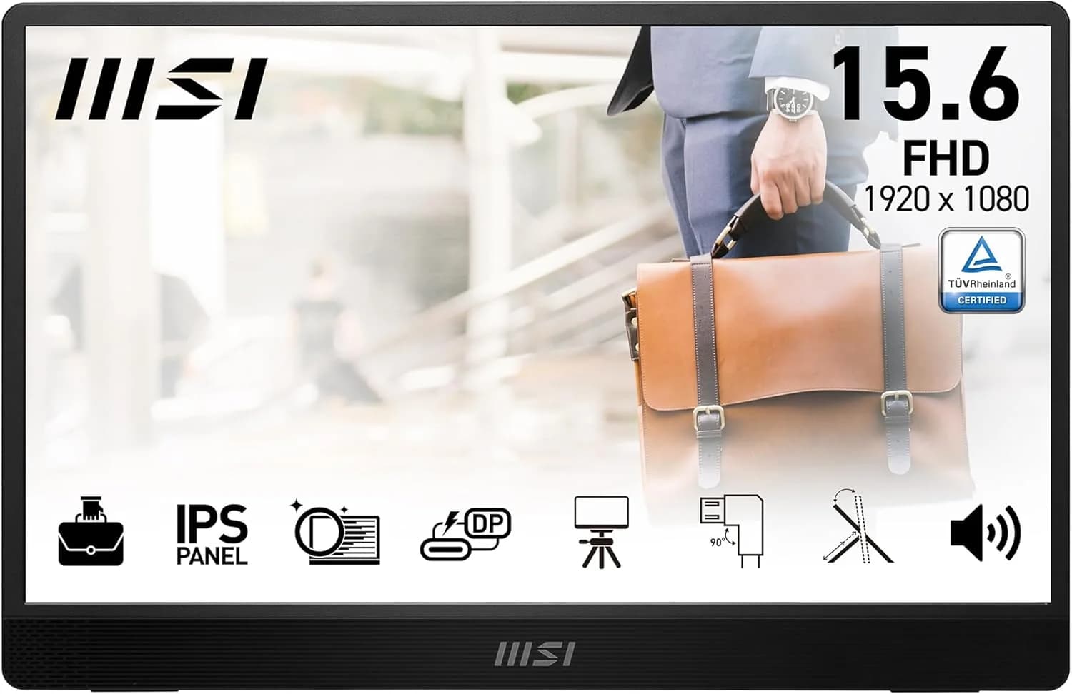 MSI Pro MP161 E2U — Monitor Portátil de Marca Premium