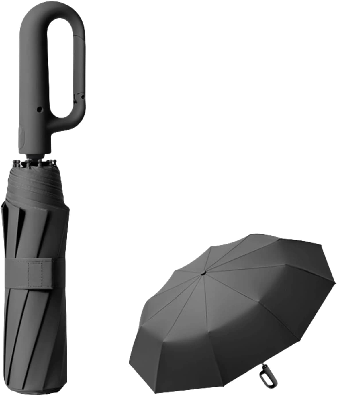 Paraguas Plegable Golf Automático Viaje Anti-UV Antiviento Hombre y Mujer