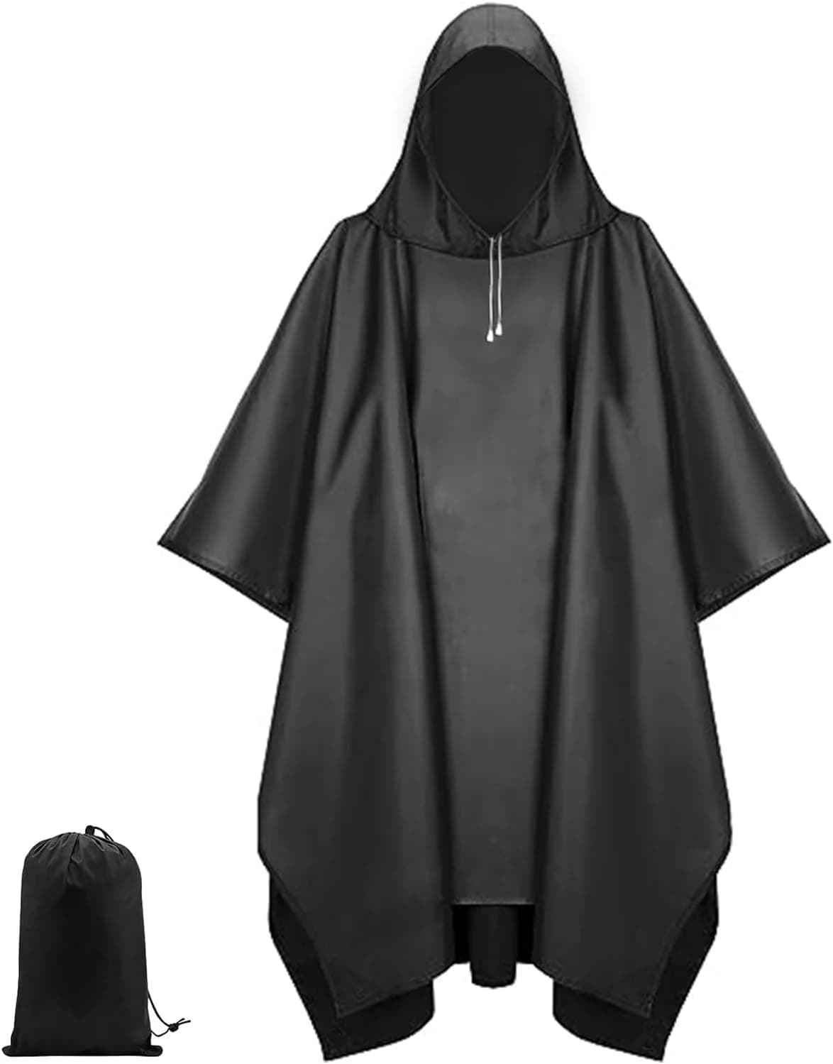 Poncho de Lluvia Impermeable, 3 en 1 Multifuncional Chubasquero Ligero Transpirable Ultrafino/Estera/Toldo Manta, Chubasqueros Impermeable de Camping para Aire Libre Picnic, Senderismo