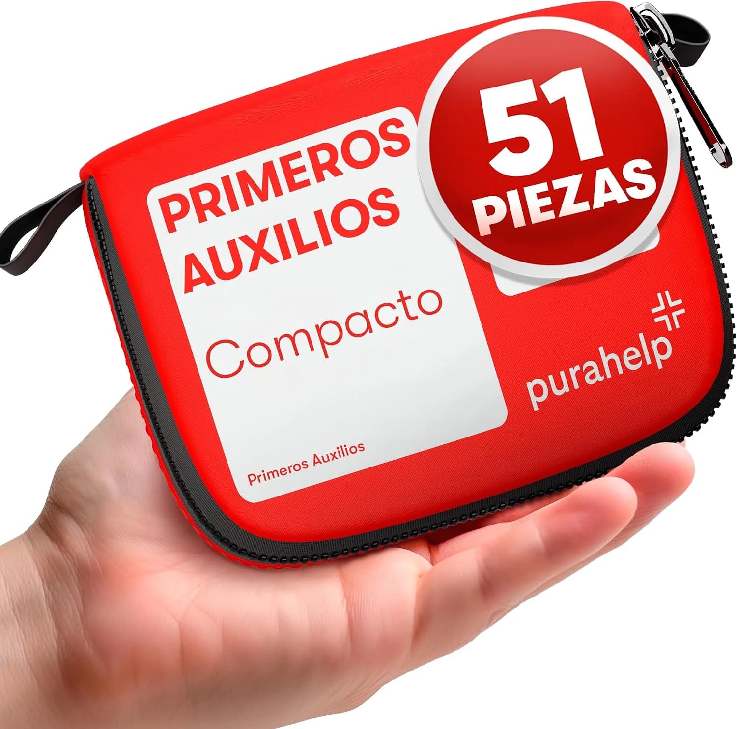 PURAHELP® Mini Botiquín de Primeros Auxilios – Compacto y ligero