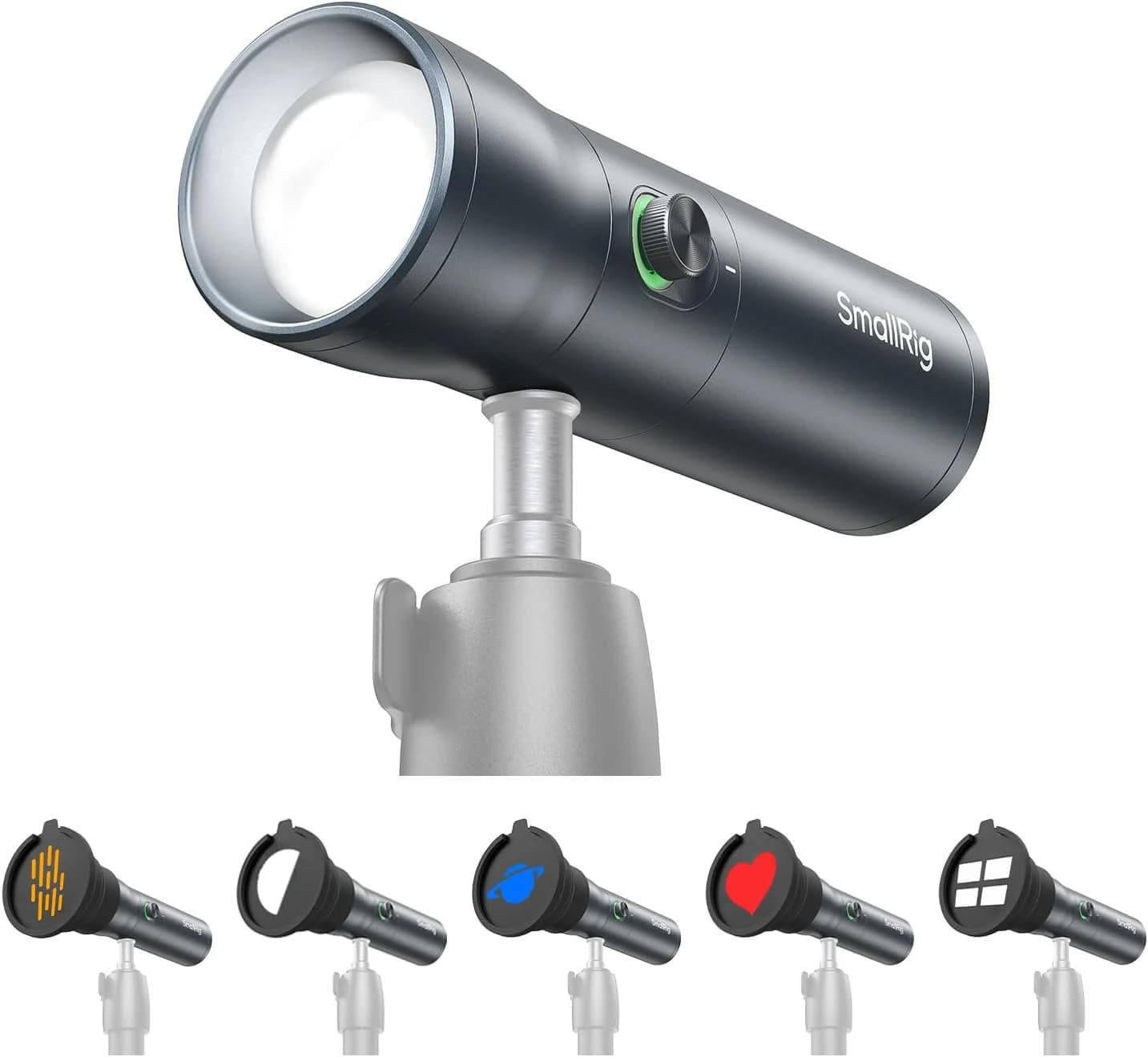SMALLRIG Linterna LED RGB para fotografía, 7500mAh, 10W, 4 Colores - 4634