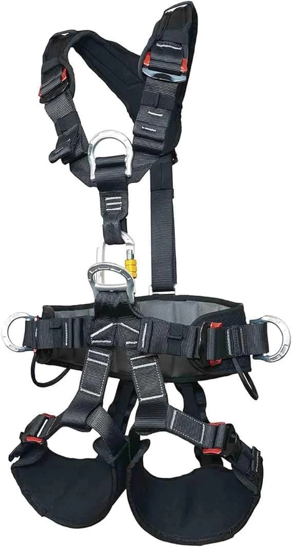 SOB Arnés de Escalada Desmontable, Anticaída y de Seguridad Para Escalada en Roca, Rappel, Montañismo