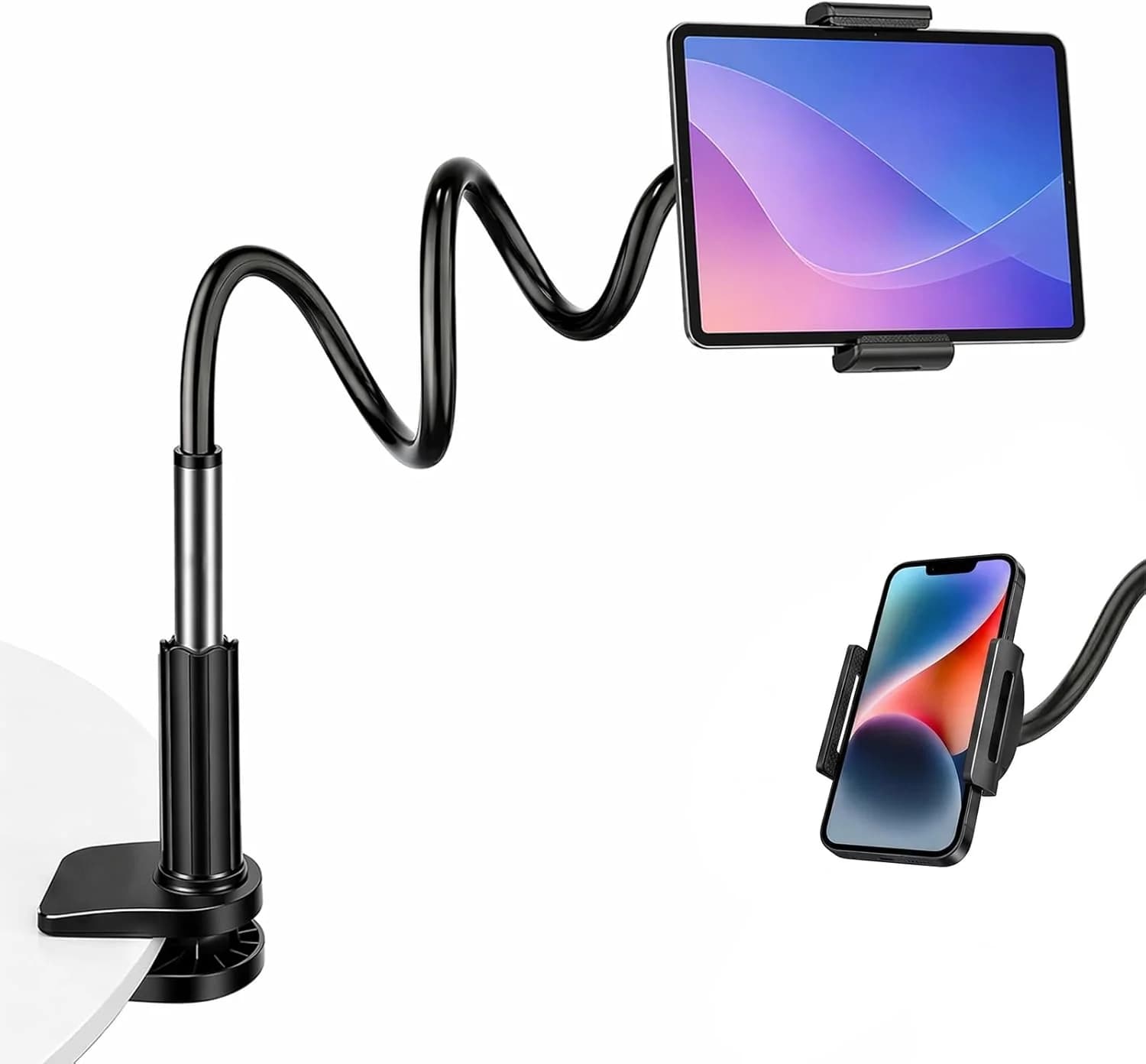 Soporte Móvil/Tablet Cuello de Cisne para Asiento de Tren
