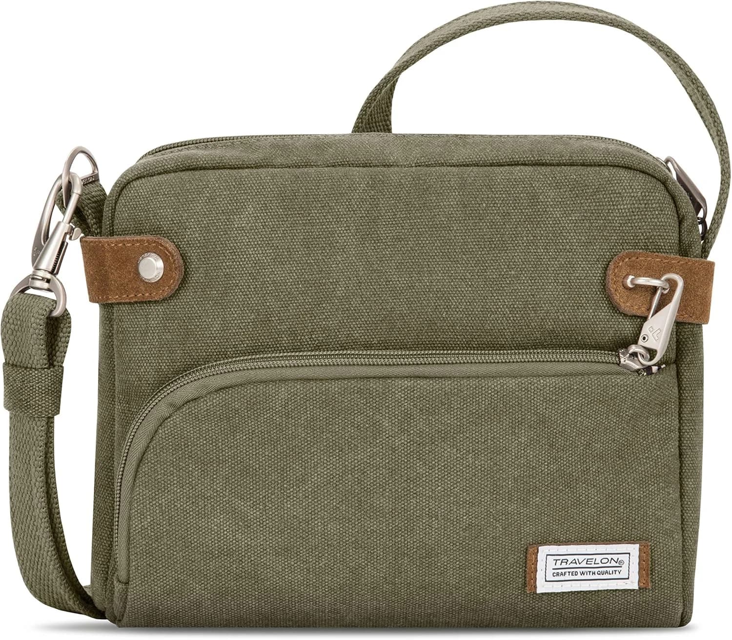 Travelon Anti-Theft Crossbody — Bolso Bandolera con Protección RFID